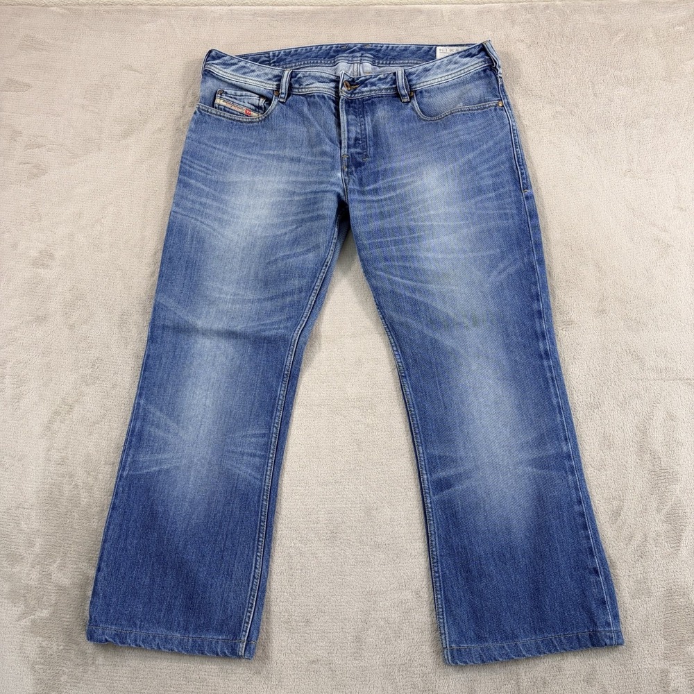 Vintage Diesel Zathan BootCut Jeans in Blue 0073I Wash Men 38x28 (Tag 36x34)